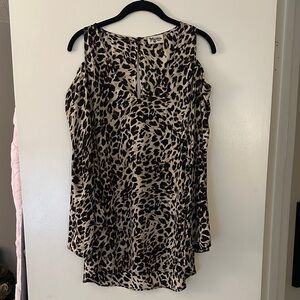 Show Me Your MuMu Leopard Print Blouse